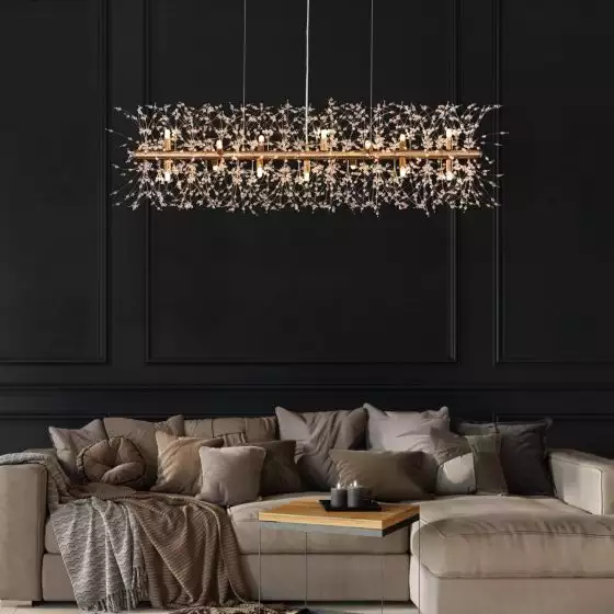 ĐÈN CHÙM LUXURY TOUCH THE SKY CRYSTAL CHANDELIER