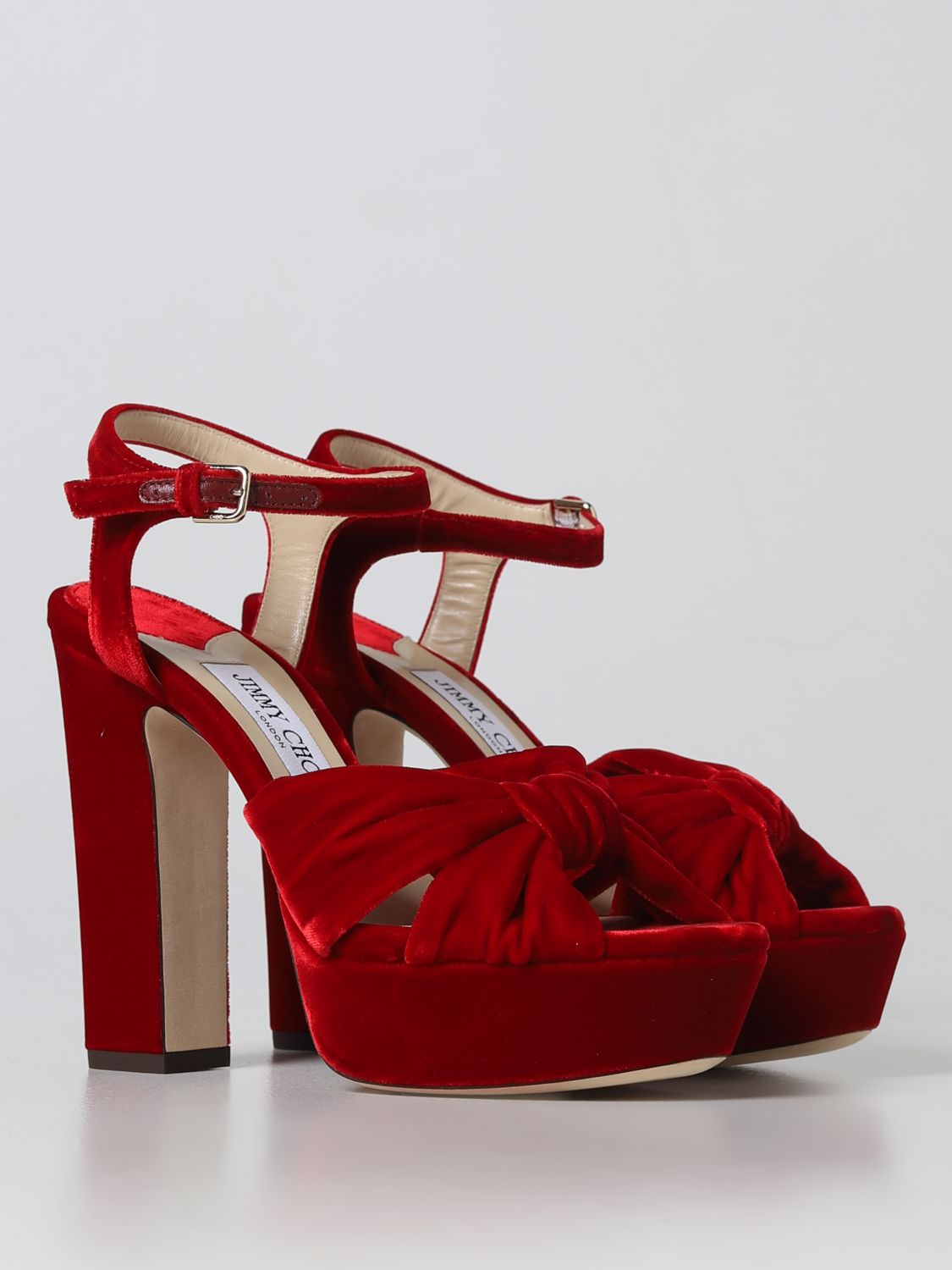 GIÀY JIMMY CHOO Red heeled high shoes