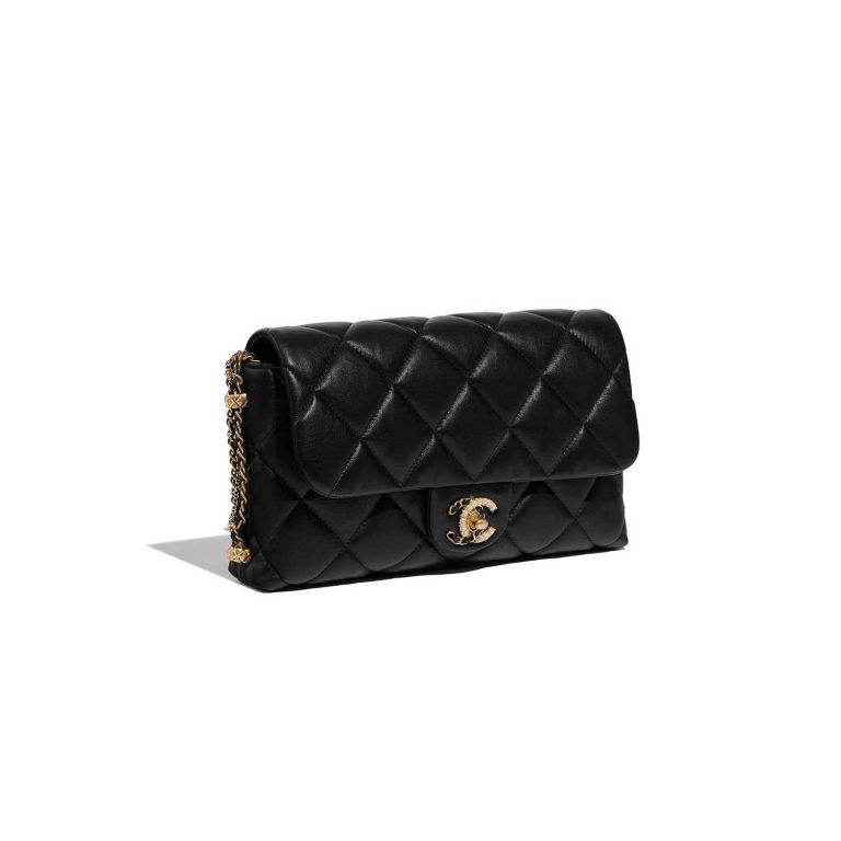 TÚI Chanel 19 Flap Bag Lamb Beige da cừu