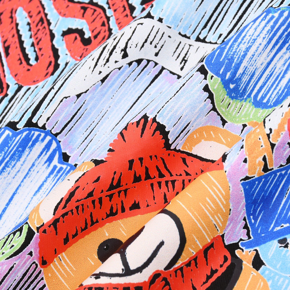 ÁO MOSCHINO print cotton jersey T-shirt