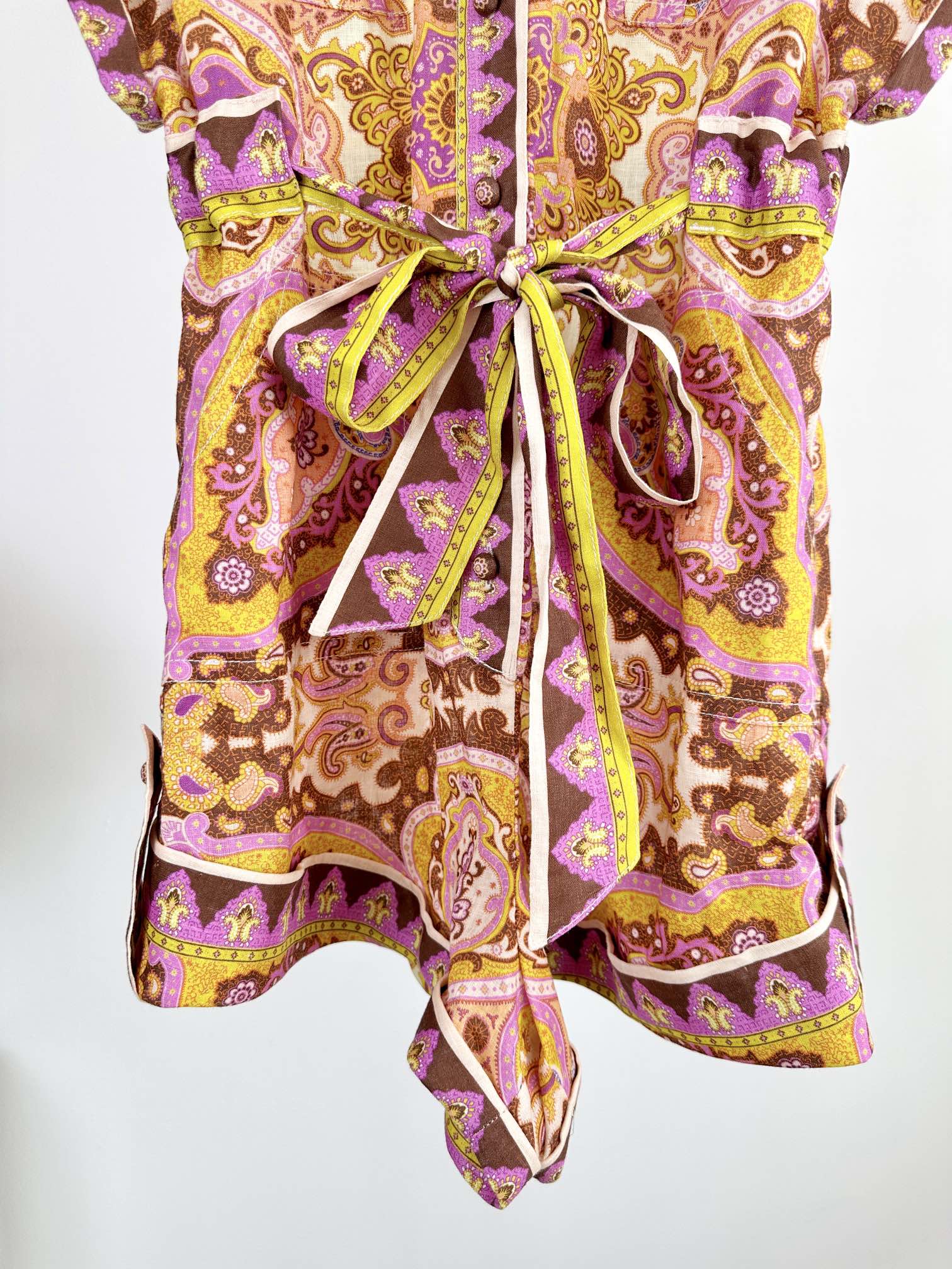 VÁY ZIMMERMANN Violet Flower Vintage Dress