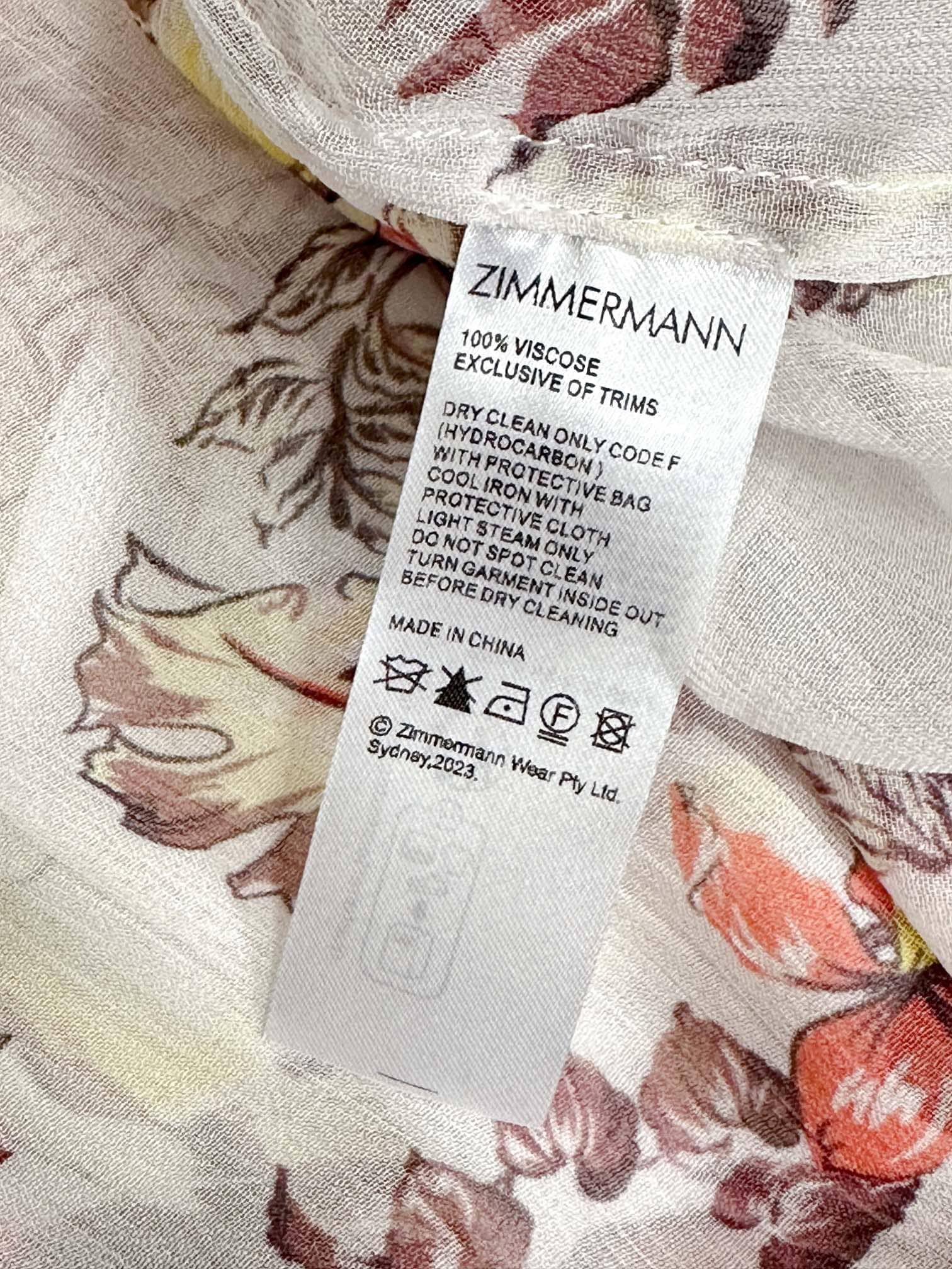 VÁY ZIMMERMANN Flower Vintage Dress High Classy