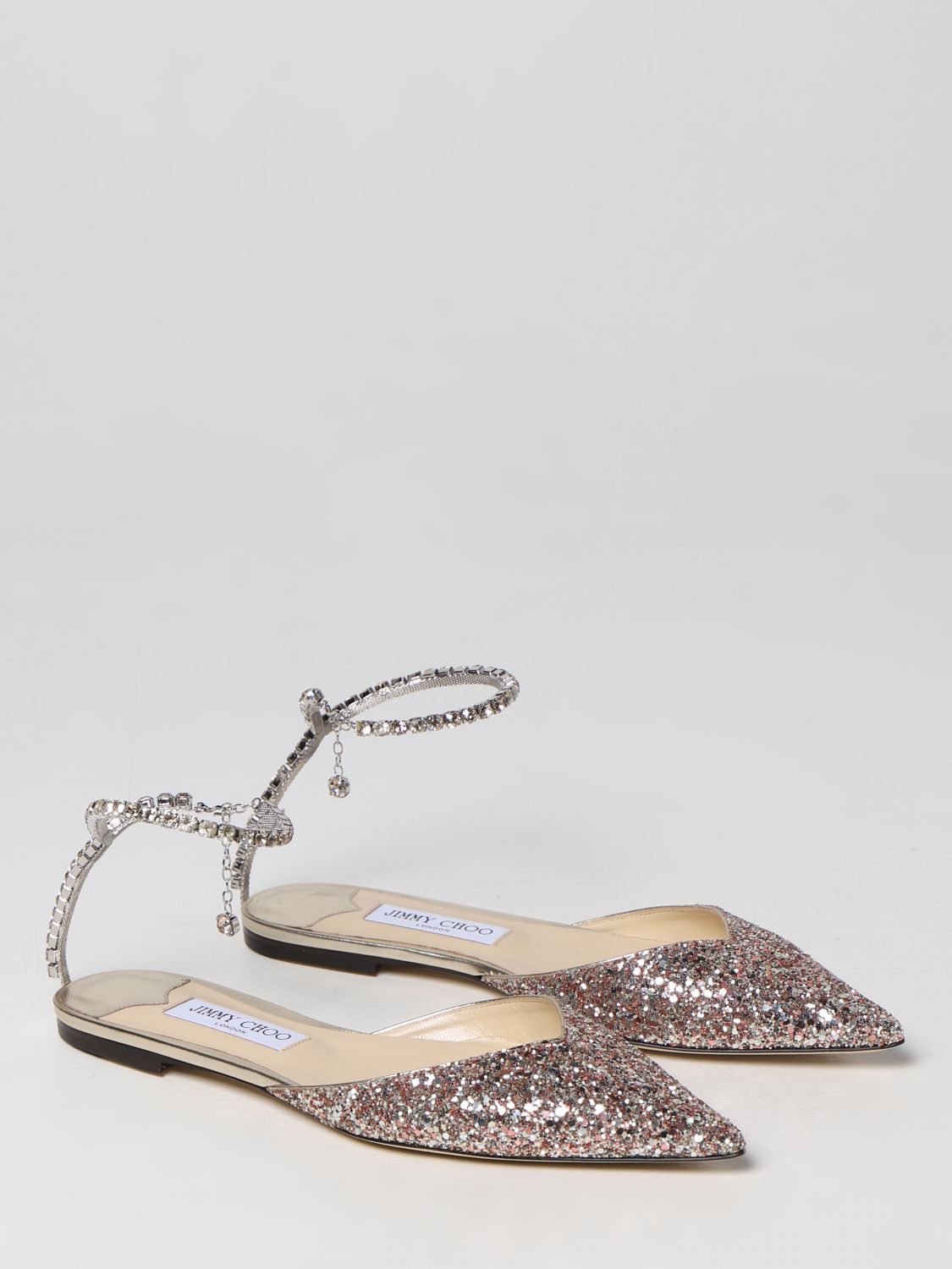 GIÀY JIMMY CHOO Bling Bling ballet flats shoes
