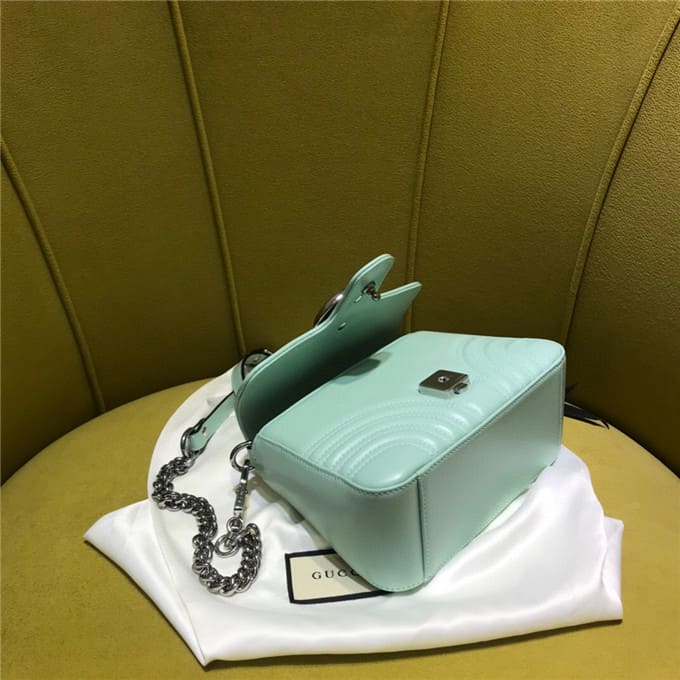 TÚI Gucci GG marmont mini top handle bag mint Top Quality