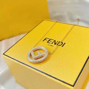 Dây chuyền Fendi Gold Color Necklace Finish Gold