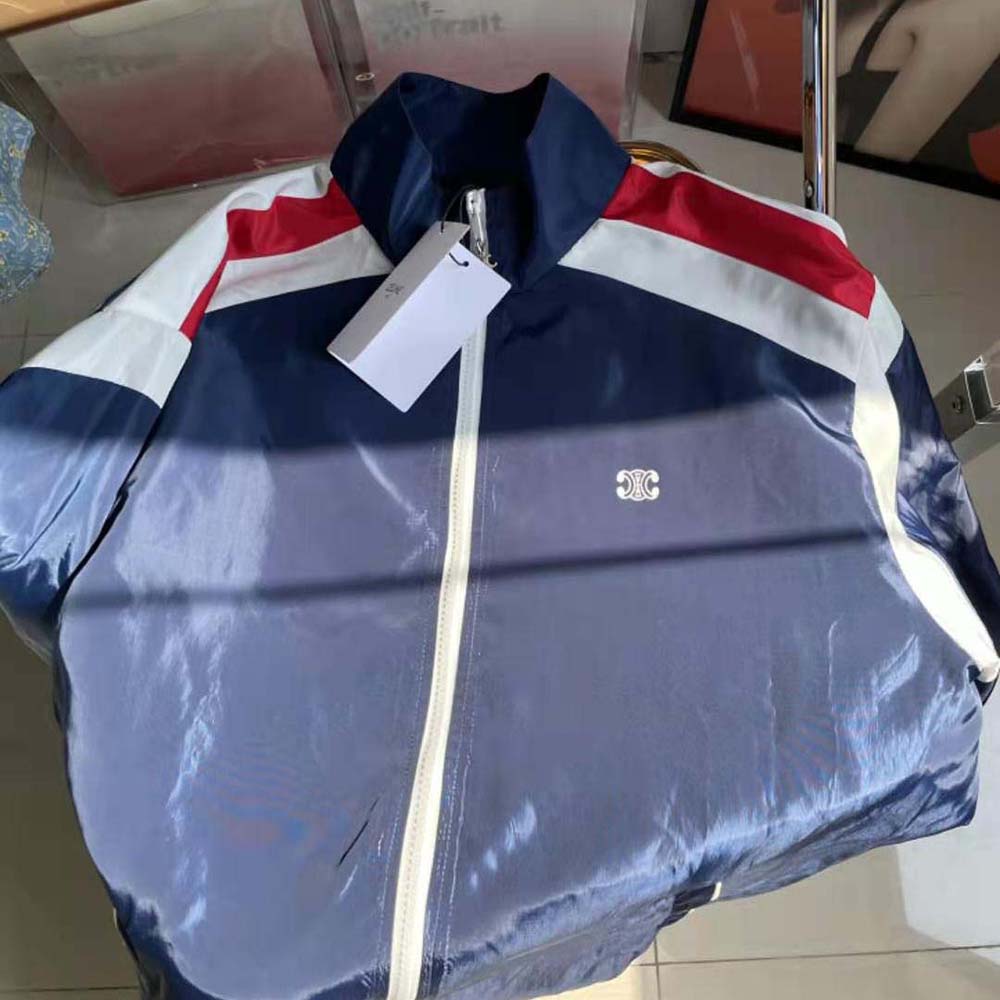 ÁO Celine Women Windbreaker in Lightweight Nylon