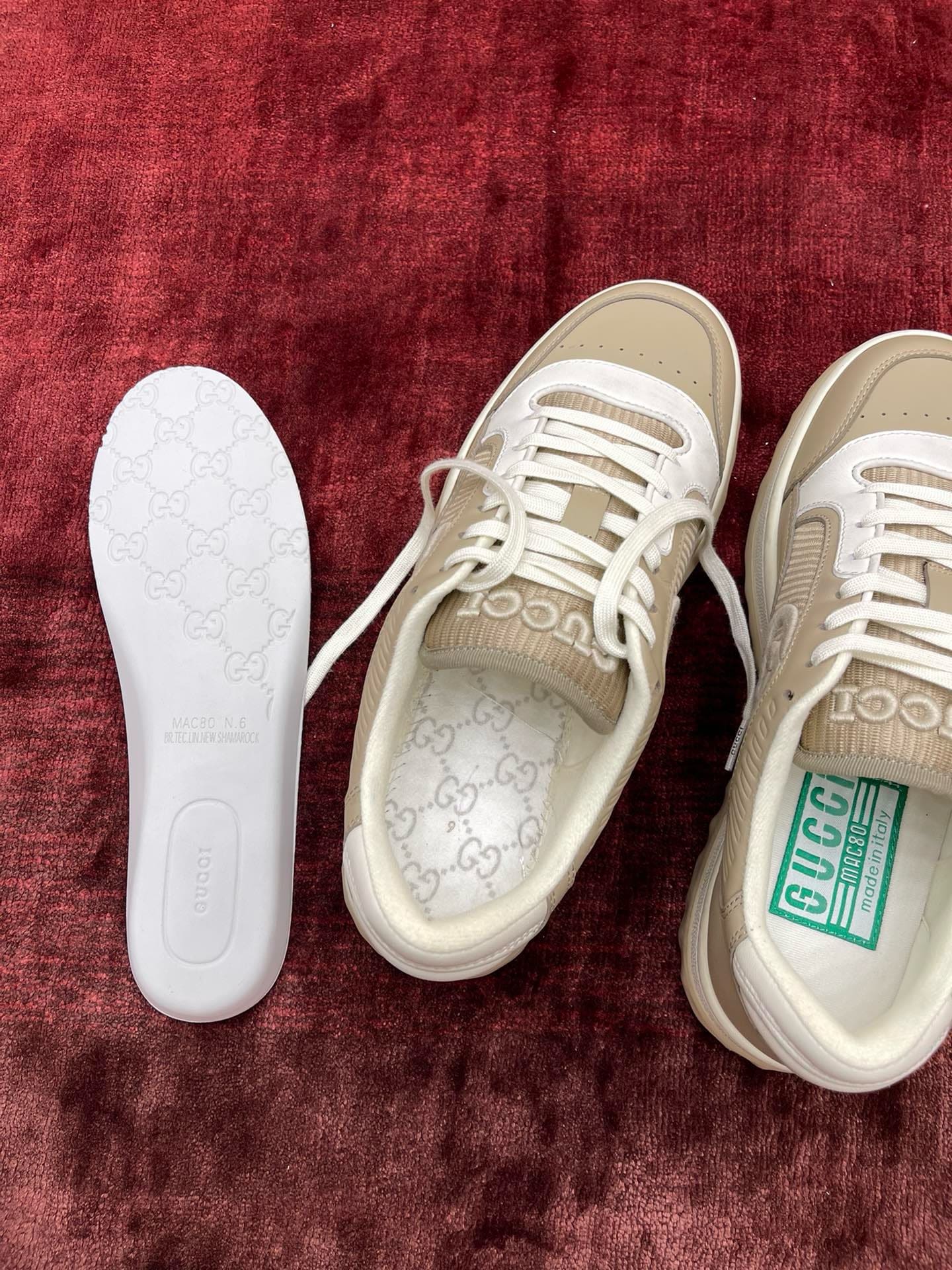 GIÀY GUCCI MAC80 SNEAKER UNISEX HIGH TOP QUALITY SHOES AAA