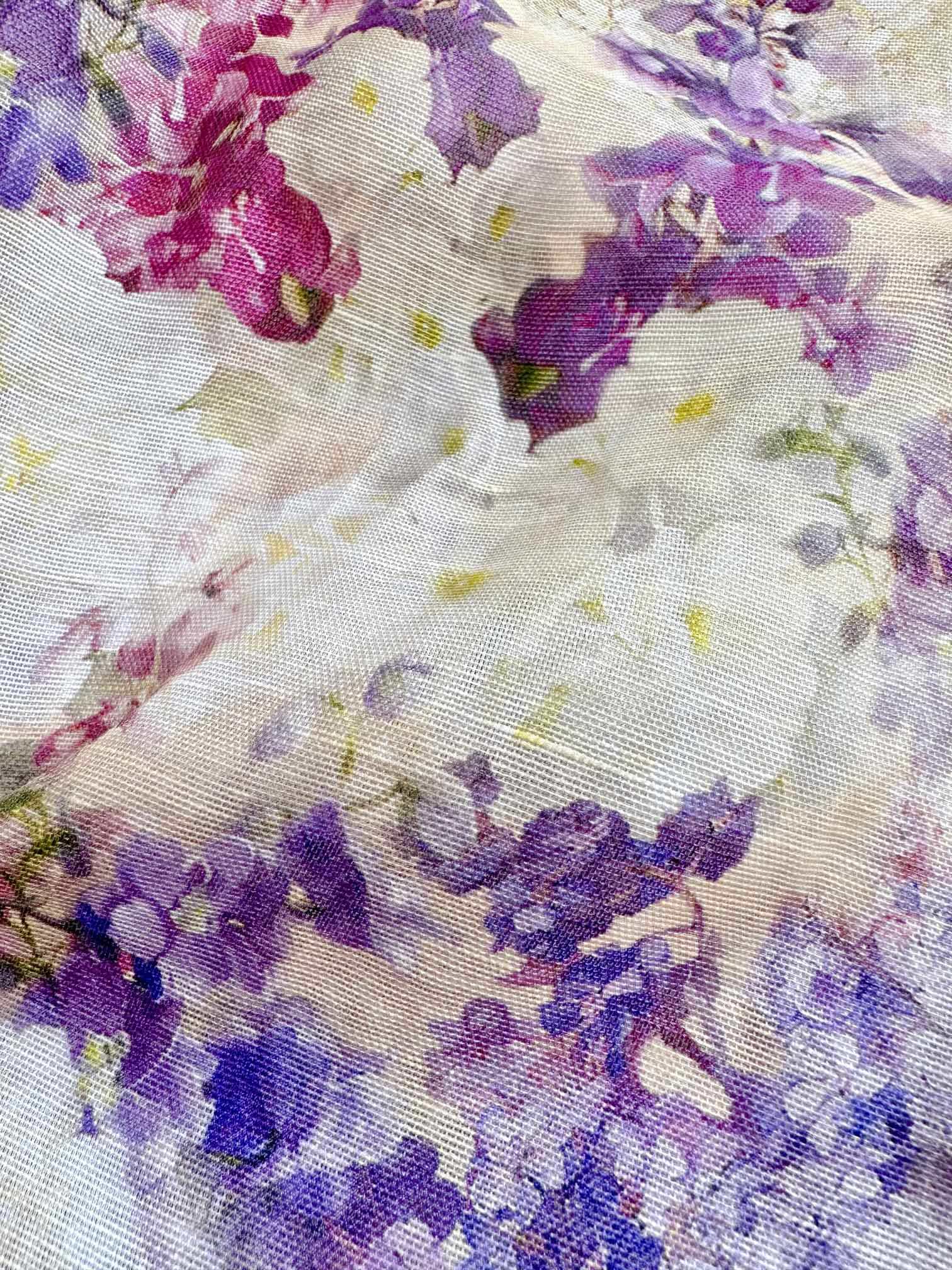 ÁO ZIMMERMANN Flower Vintage Dress High Classy