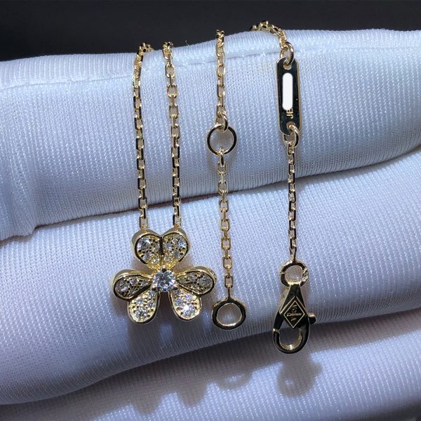 Vòng cổ Van Cleef & Arpels Diamond Frivole vàng vàng 18K