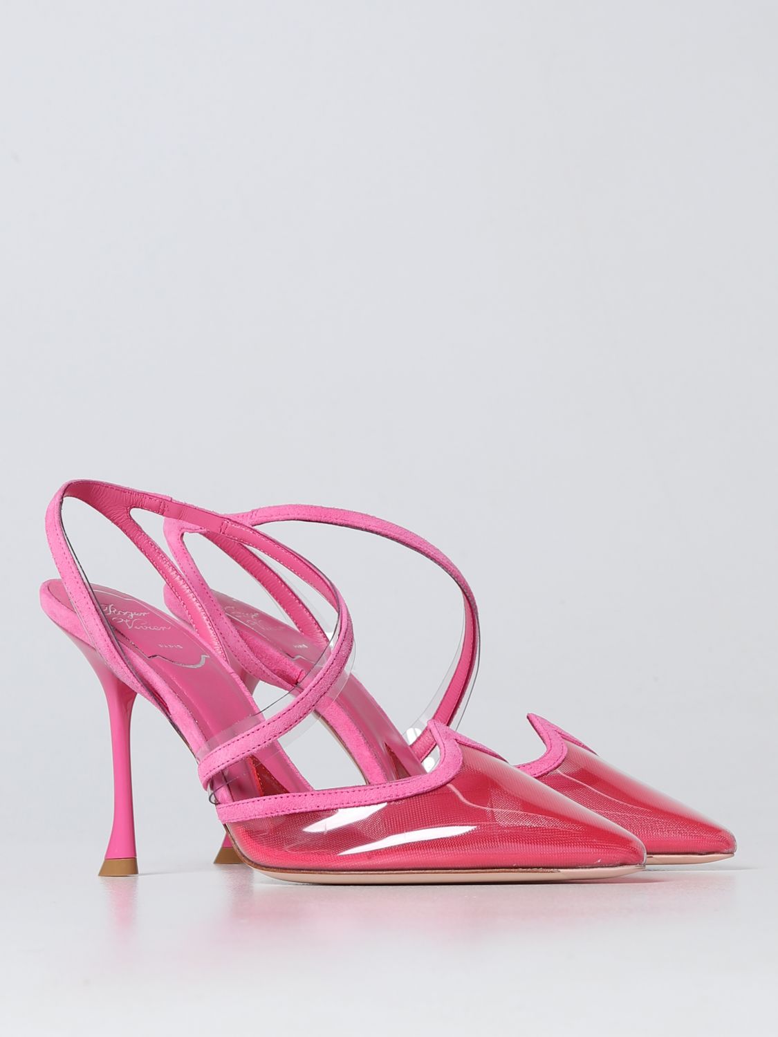 GIÀY ROGER VIVIER Pink high heel shoes