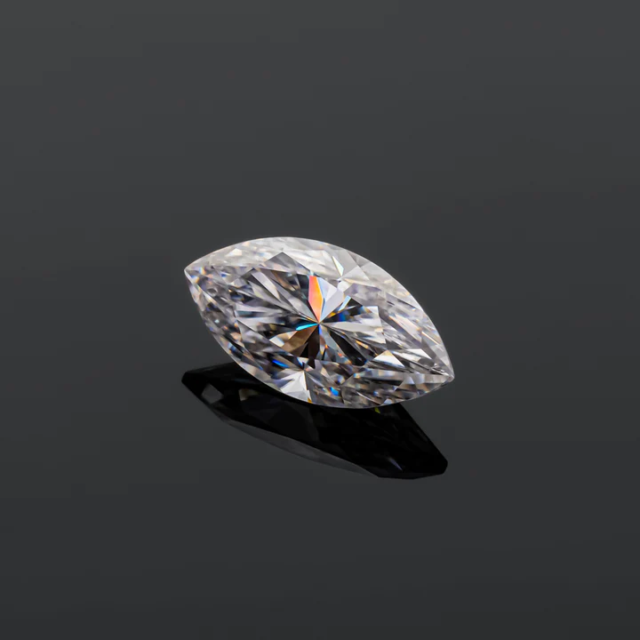 KIM CƯƠNG Marquise Cut Natural White Loose Moissanite Stone