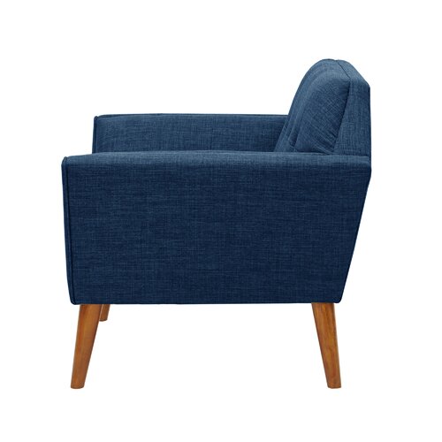 SOFA NỈ ĐƠN CHÂN GỖ TUSCAN Sofa