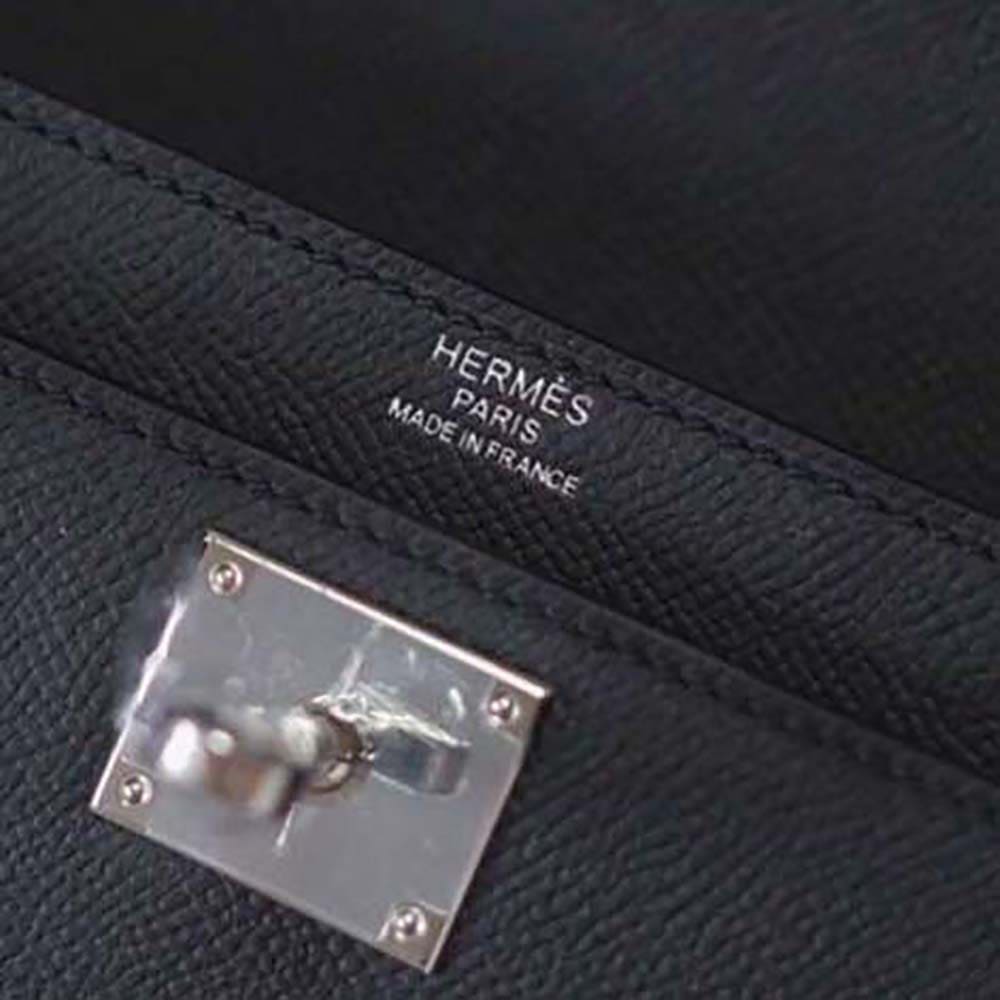 TÚI Hermes Men Kelly Depeches 25 Pouch-Black