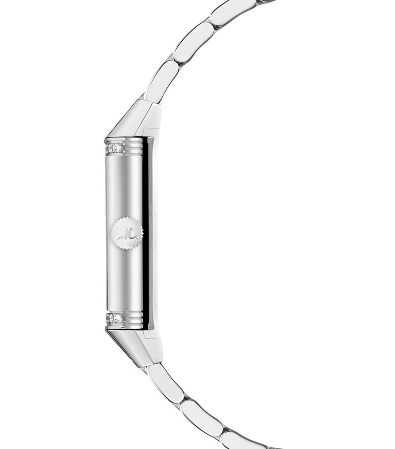 Đồng hồ JAEGER-LECOULTRE  Stainless Steel and Diamond Reverso One 20mm mặt số màu trắng