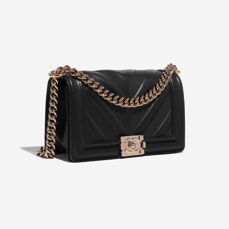 TÚI Chanel Boy New Medium Calfskin Black