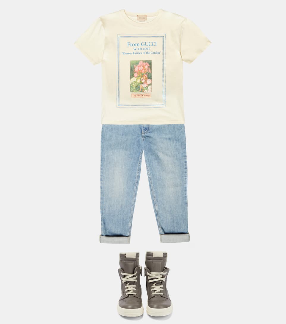 GIÀYRICK OWENS KIDS Geobasket high-top sneakers