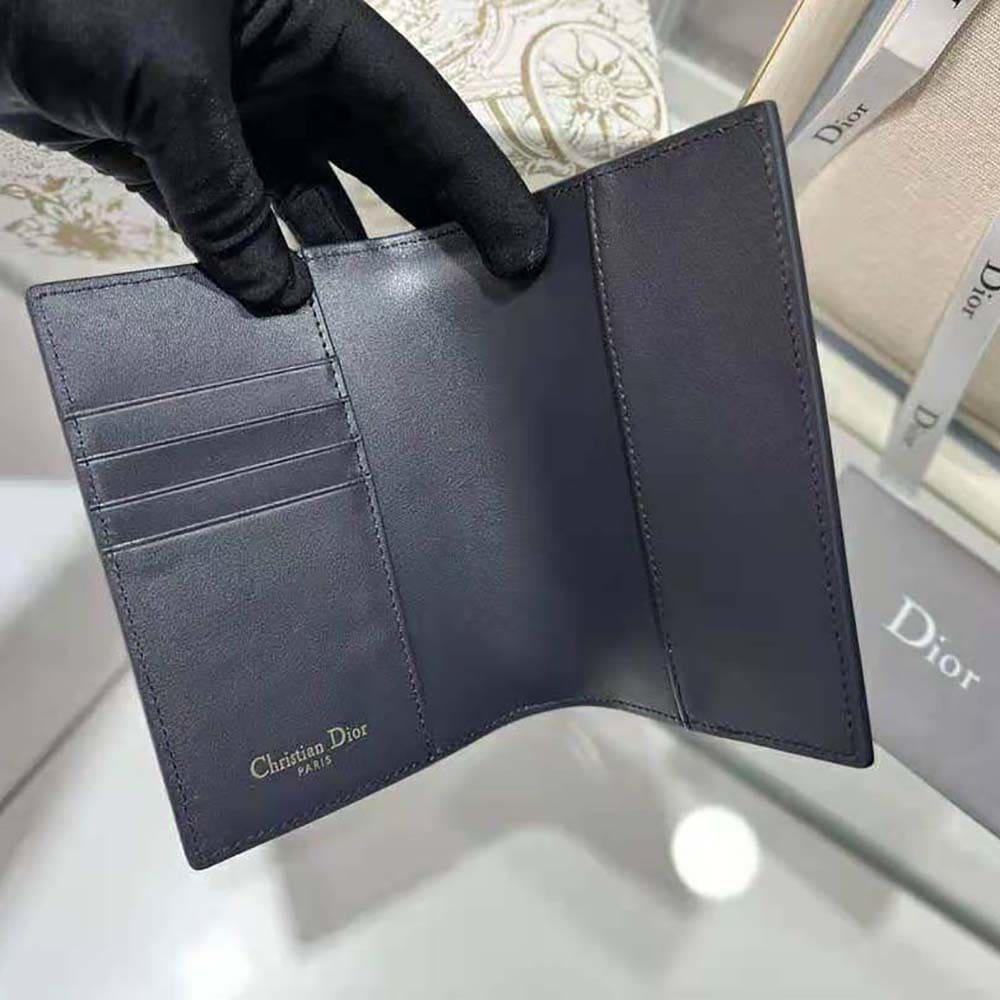 TÚI Dior Unisex Diortravel Travel Kit Blue Dior Oblique Jacquard