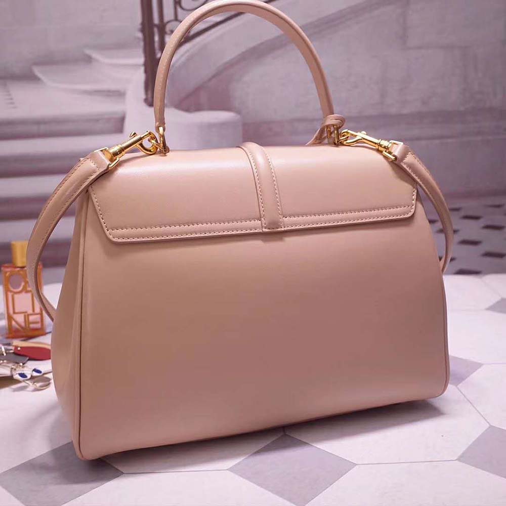 TÚI Celine Women Medium16 Bag in Satinated Calfskin-Sandy