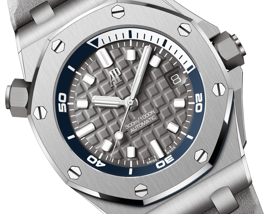 Đồng hồ Ademars Piguet Royal Oak Offshore Diver mặt số màu xám