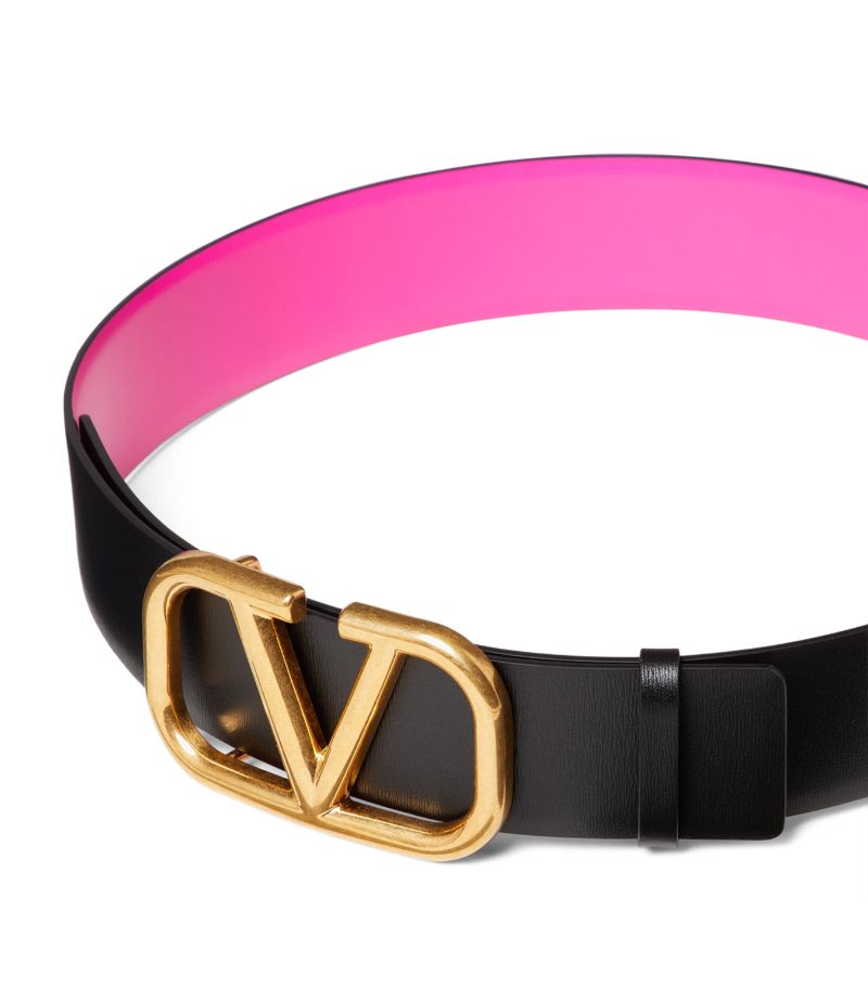 DÂY LƯNG VALENTINO GARAVANI Leather Reversible VLOGO Signature Belt