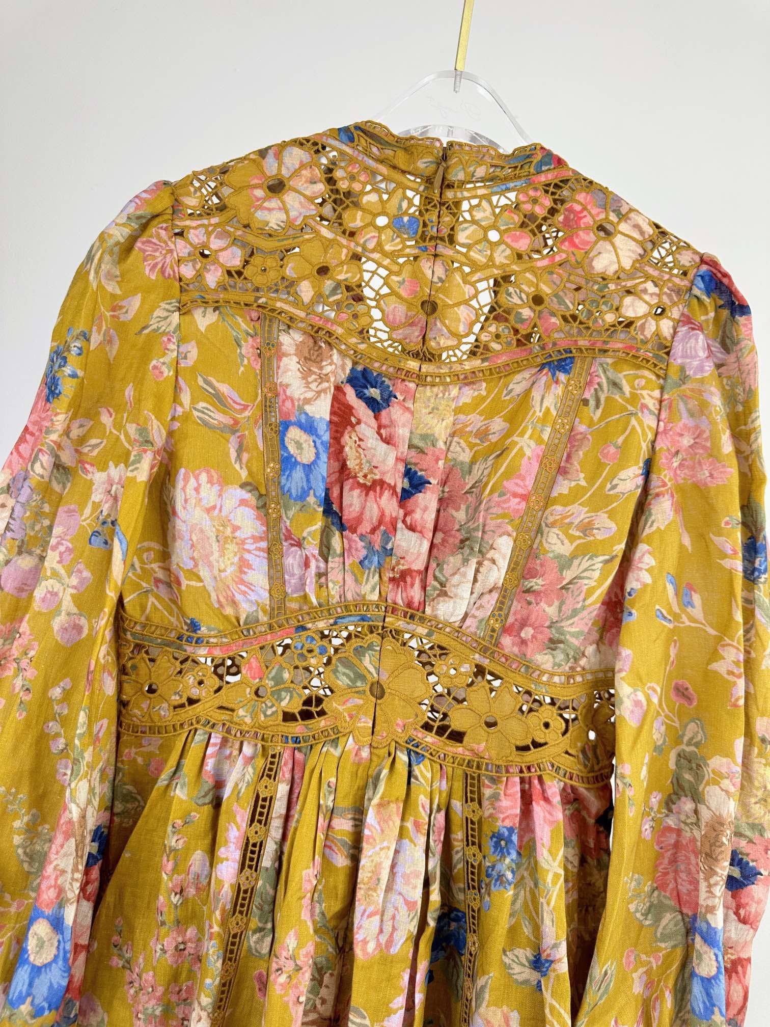 VÁY ZIMMERMANN Flower Vintage Dress High Classy