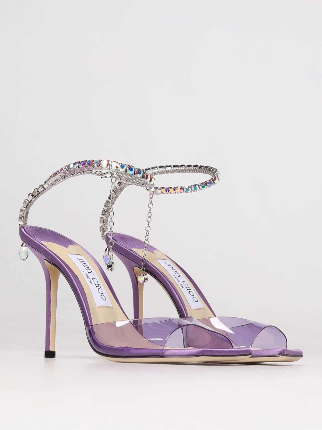 GIÀY JIMMY CHOO Violet heeled sandals shoes