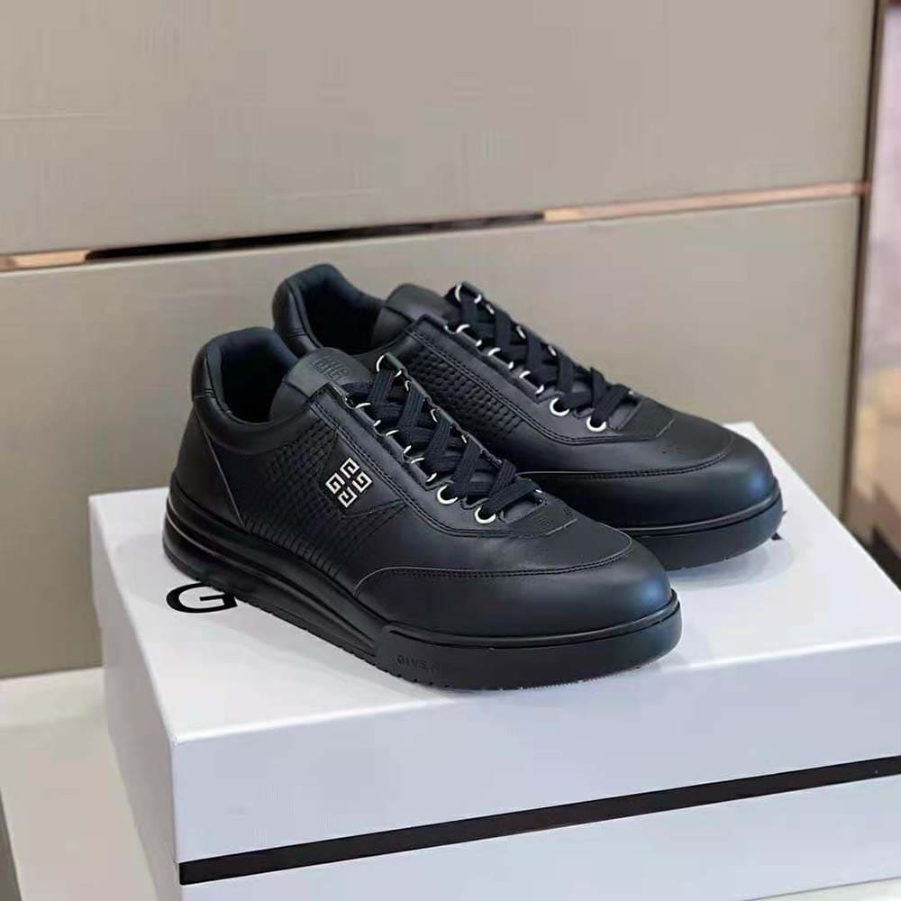 GIÀY GIVENCHY G4 Sneakers in Leather-Black