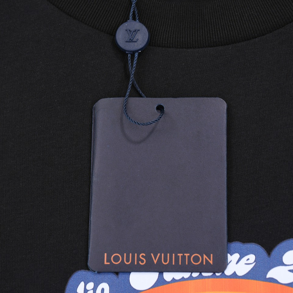 ÁO LOUIS VUITTON print cotton jersey T-shirt