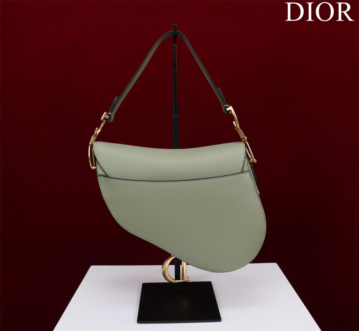 TÚI Dior Women Saddle bag in Calfskin-Olive Top Quality