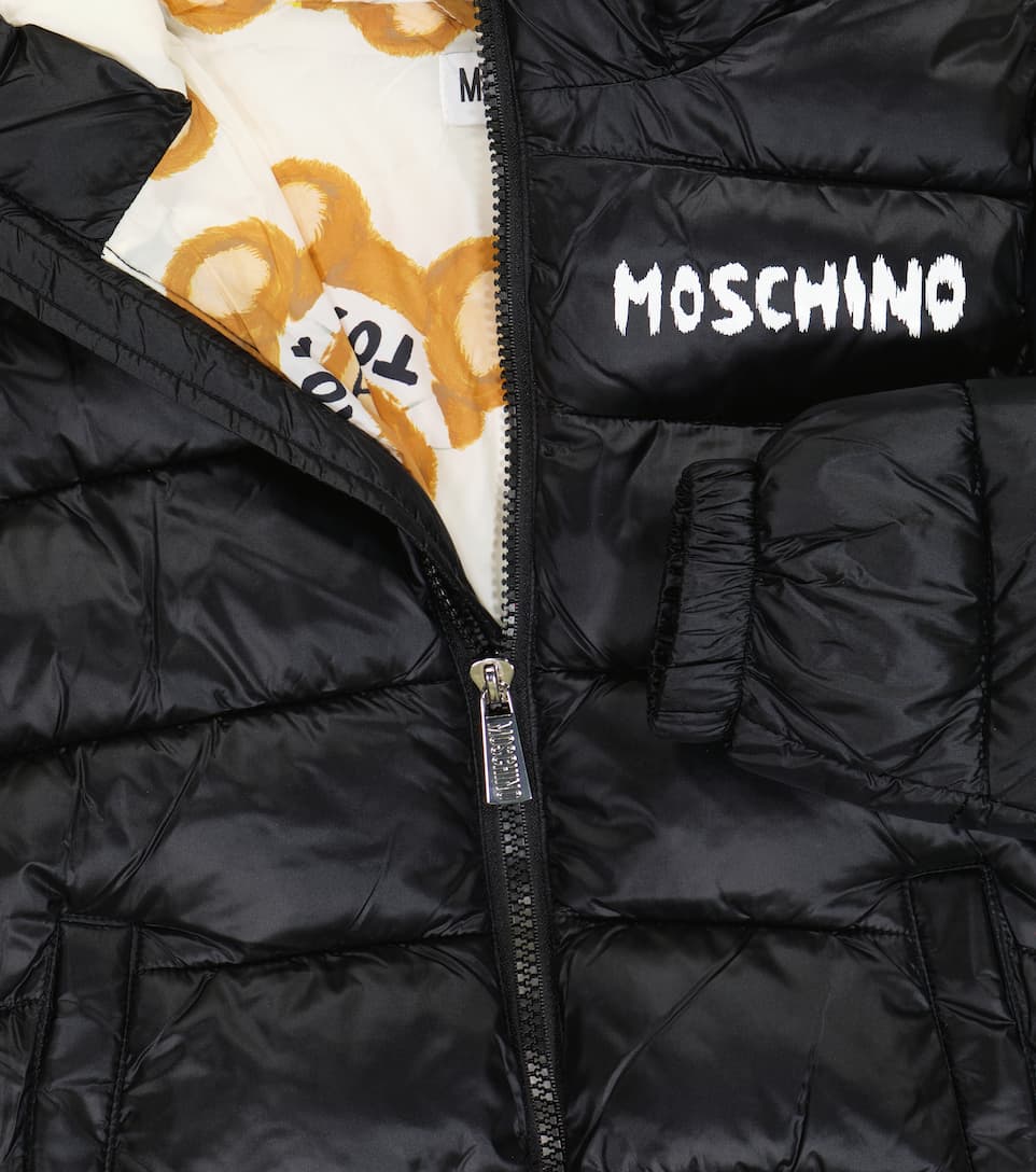 ÁO MOSCHINO KIDS Printed puffer jacket 9 - 16 years