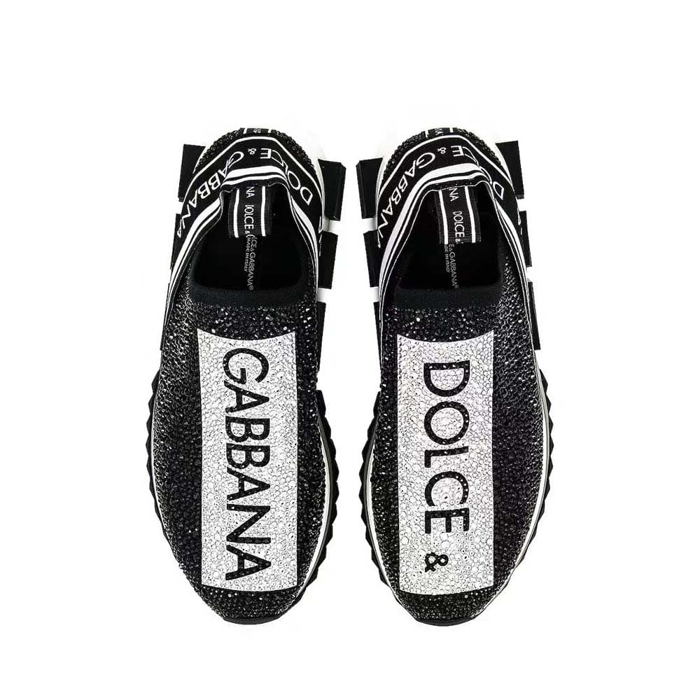 GIÀY DOLCE & GABBANA Men Fast Sneakers with Fusible Rhinestones TOP QUALITY SHOES AAA