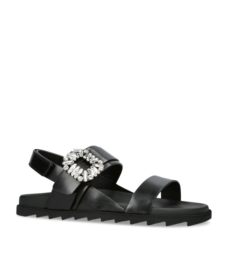 GIÀY ROGER VIVIER Slidy Viv Strass Slingback Sandals