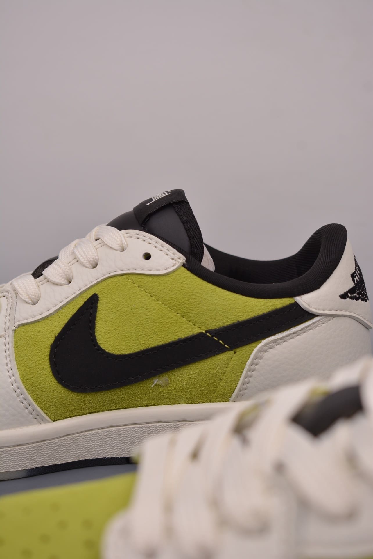GIÀY STUSSY X TRAVIS SCOTT X AIR JORDAN 1 LOW AJ STUSSY XANH QUÂN ĐỘI TOP QUALITY SHOES AAA