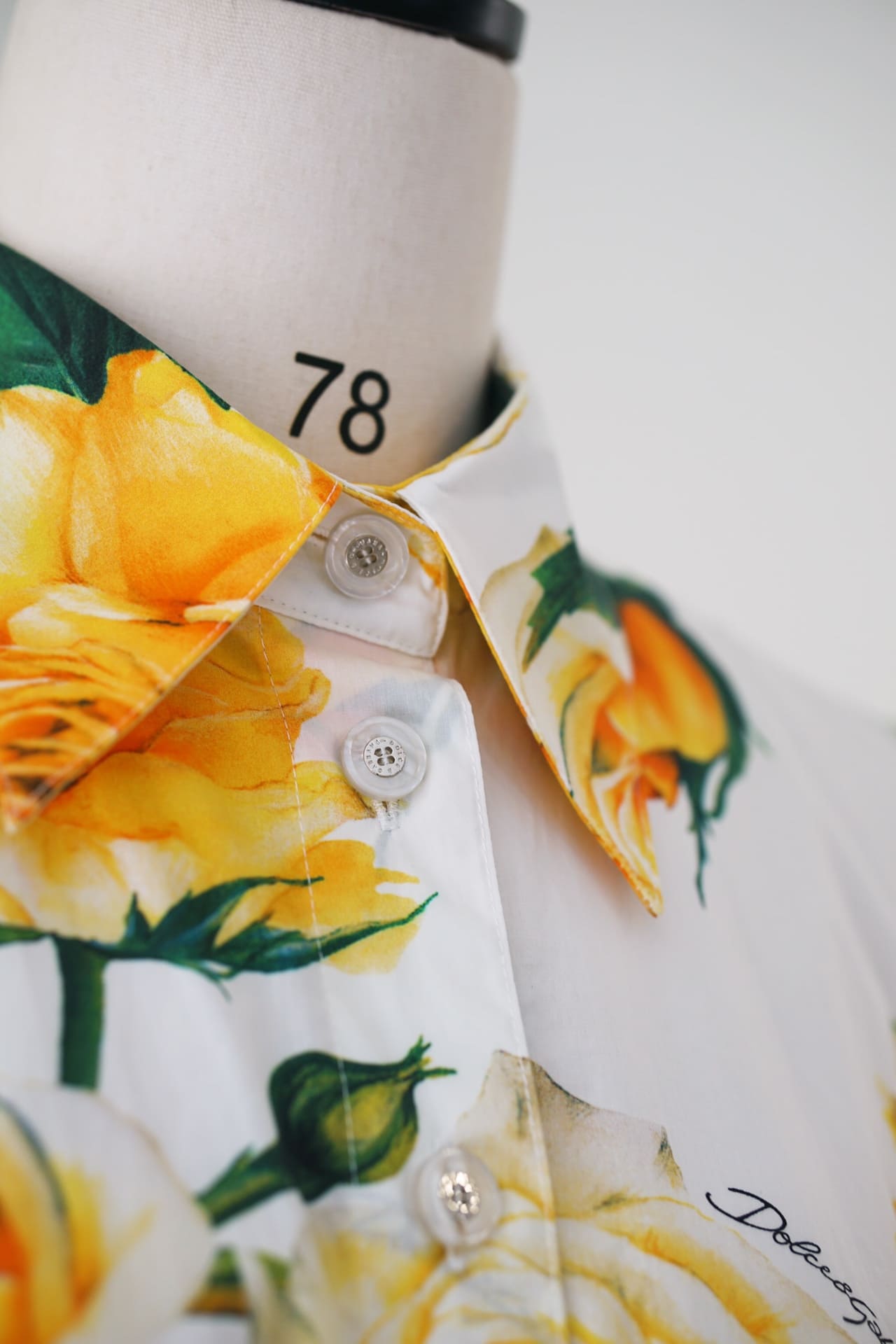 VÁY DOLCE & GABBANA GREEN YELLOW FLORAL PRINT MIDI DRESS High Classy