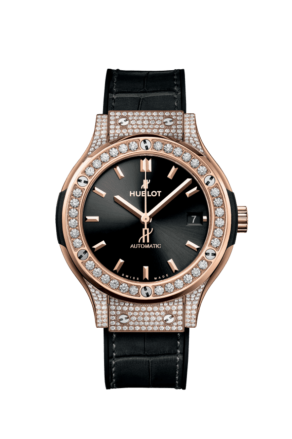 ĐỒNG HỒ HUBLOT CLASSIC FUSION KING GOLD PAVÉ 38MM