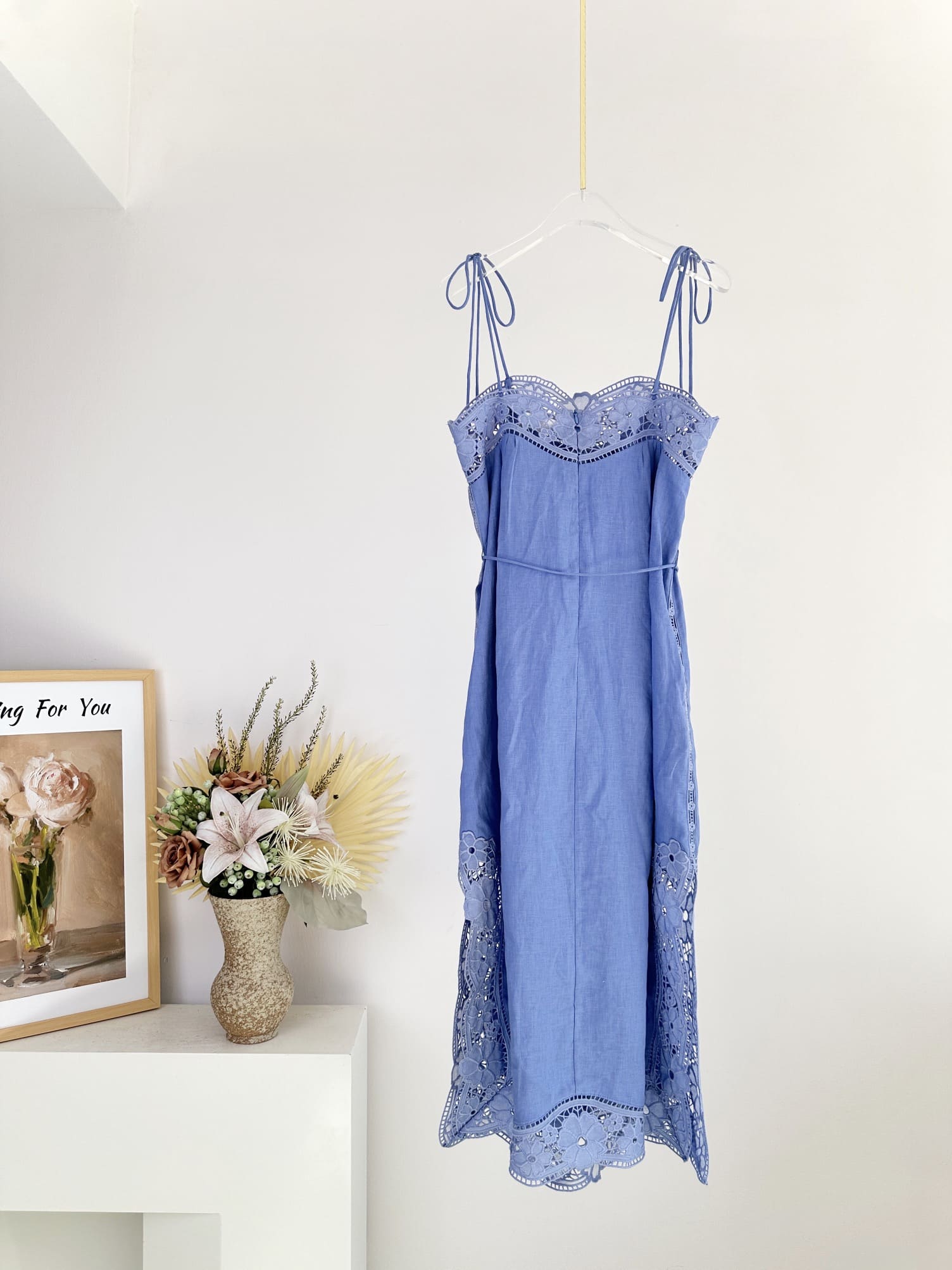 VÁY ZIMMERMANN All Blue Vintage Dress High Classy
