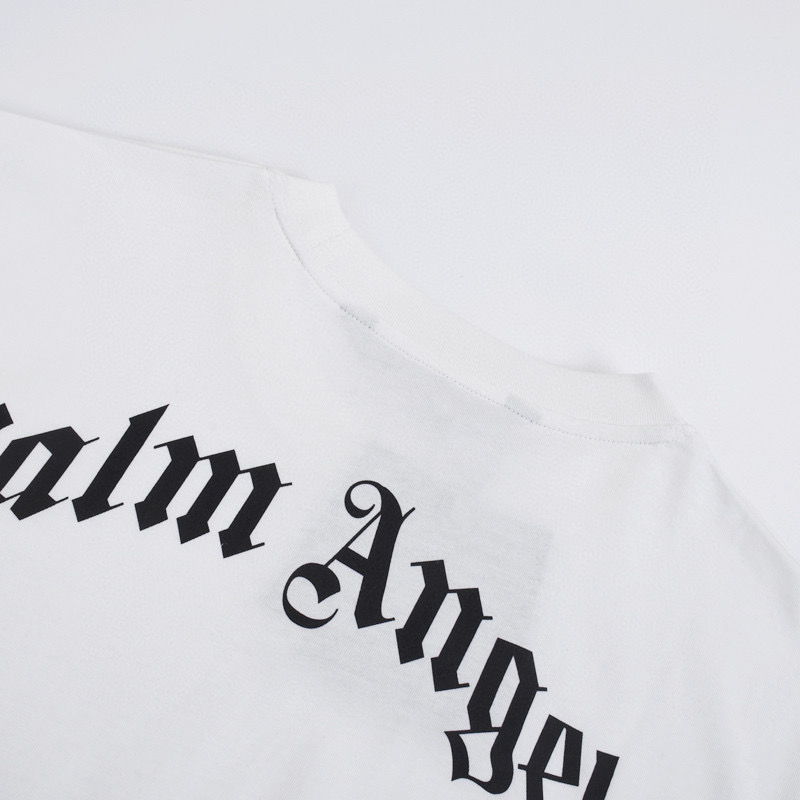 ÁO PALM ANGELS TEDDY LOGO T SHIRT WHITE