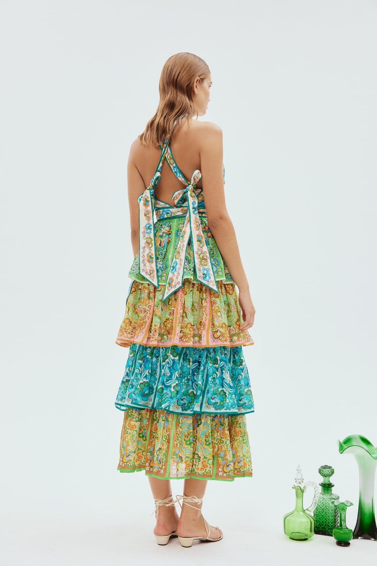 VÁY ALEMAIS HAI DÂY CỔ YẾM ALEMAIS DREAMER IN COTTON High Classy