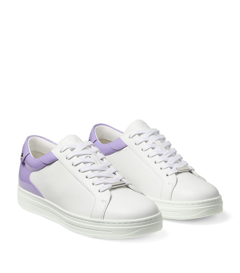 GIÀY JIMMY CHOO Leather Rome Sneakers
