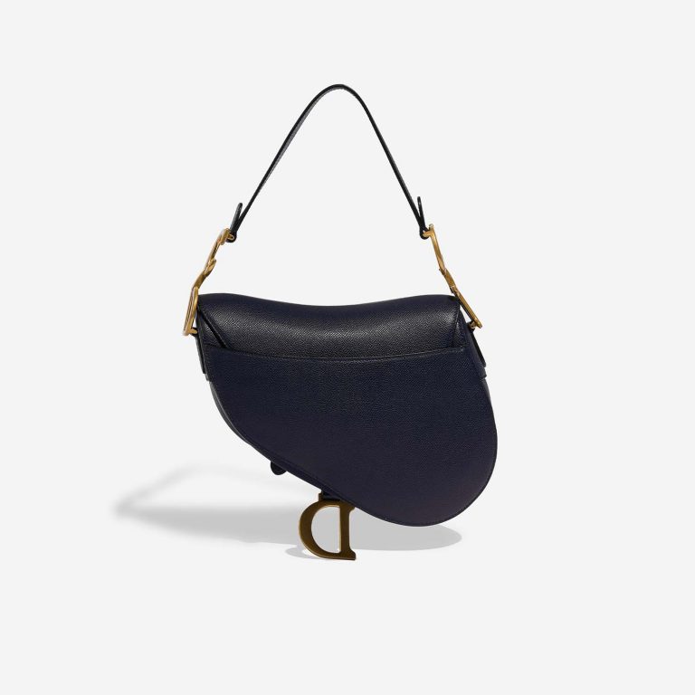 TÚI Dior Saddle Calf Dark Blue