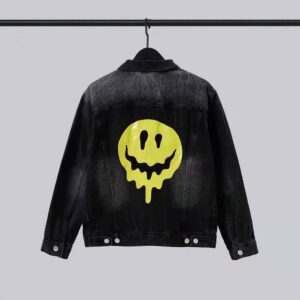 ÁO Balenciaga Women Drip Peace Large Fit Jacket in Black/White