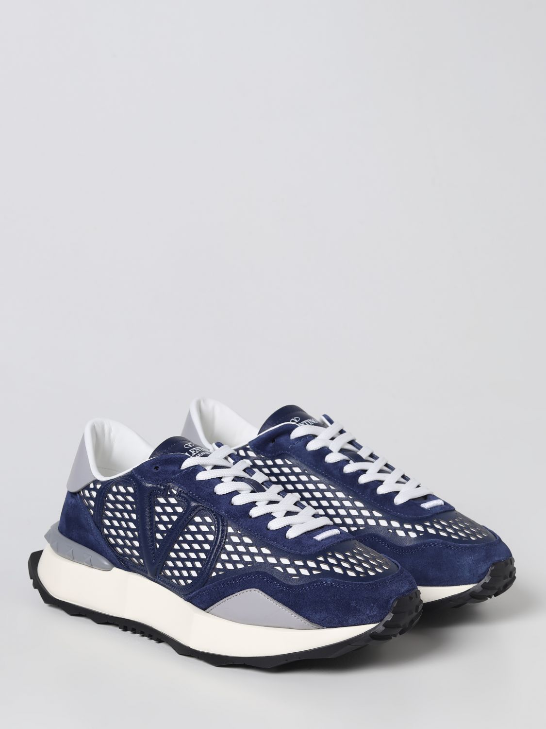 GIÀY VALENTINO GARAVANI V logo Grey sneakers