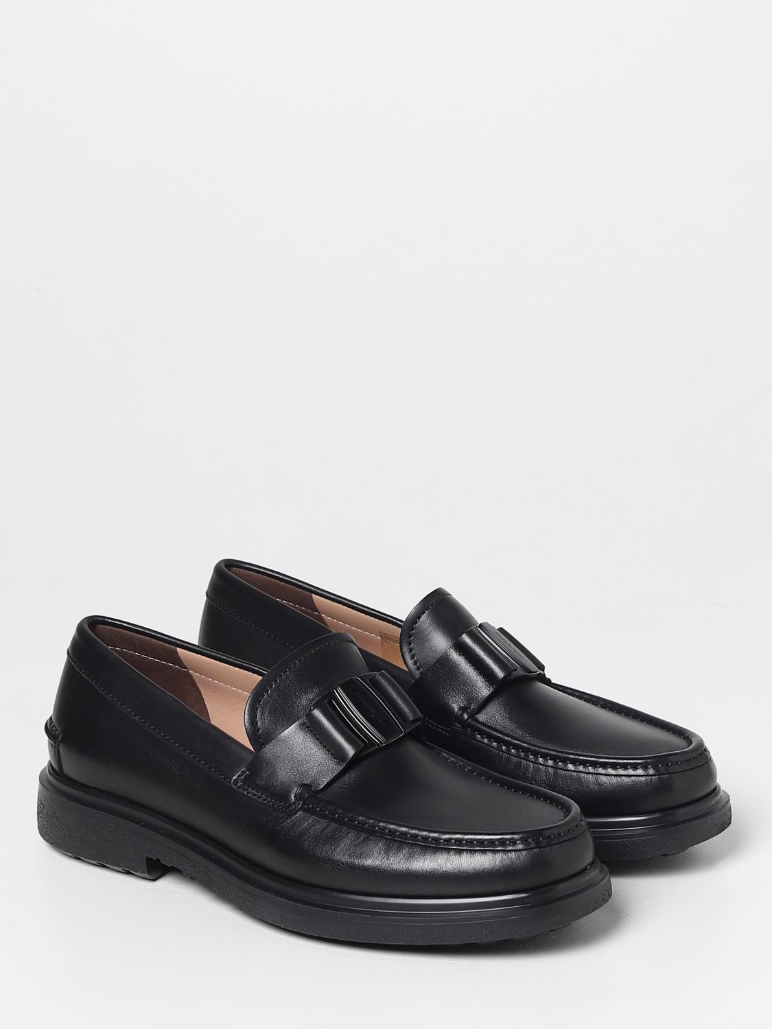 GIÀY SALVATORE FERRAGAMO Black Loafers