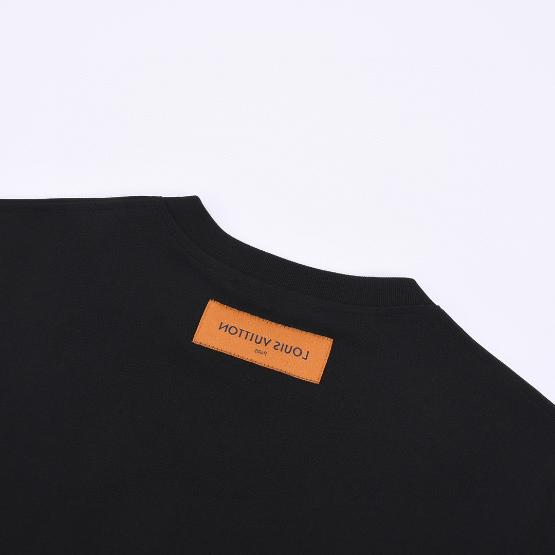 ÁO LOUIS VUITTON print cotton jersey T-shirt