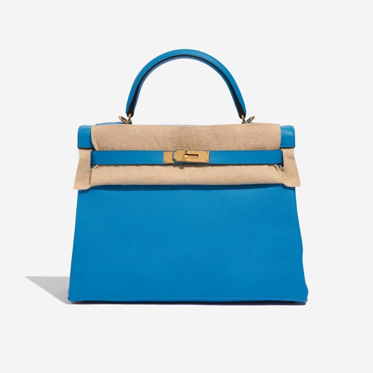 TÚI Hermès Kelly 32 Evercolour Blue Frida Gold Buckle khóa vàng