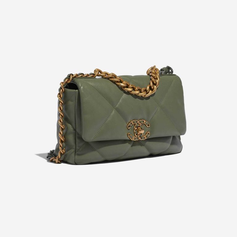 TÚI Chanel 19 Flap Bag Lamb Green da cừu