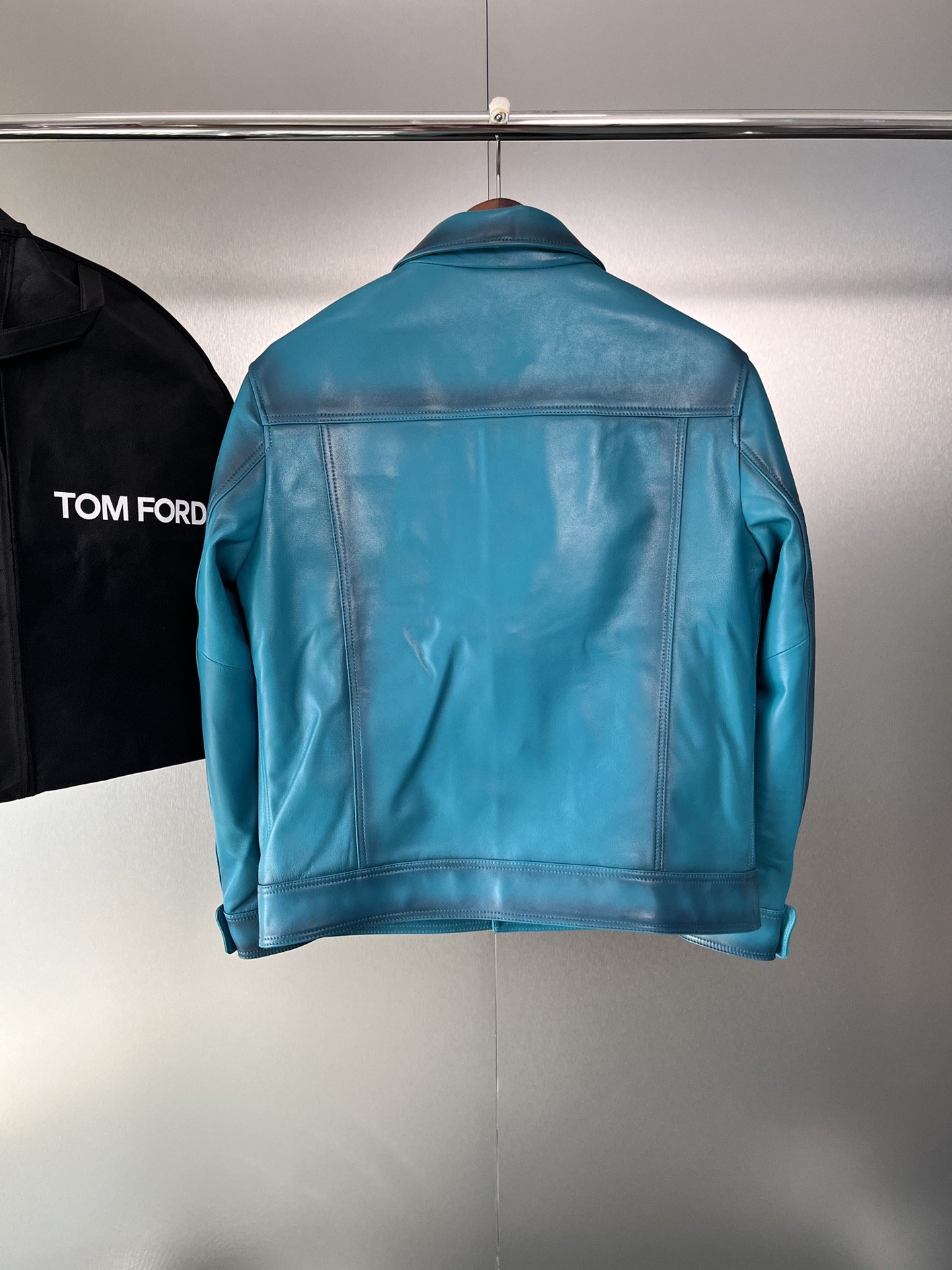 ÁO TOM FORD LEATHER JACKET