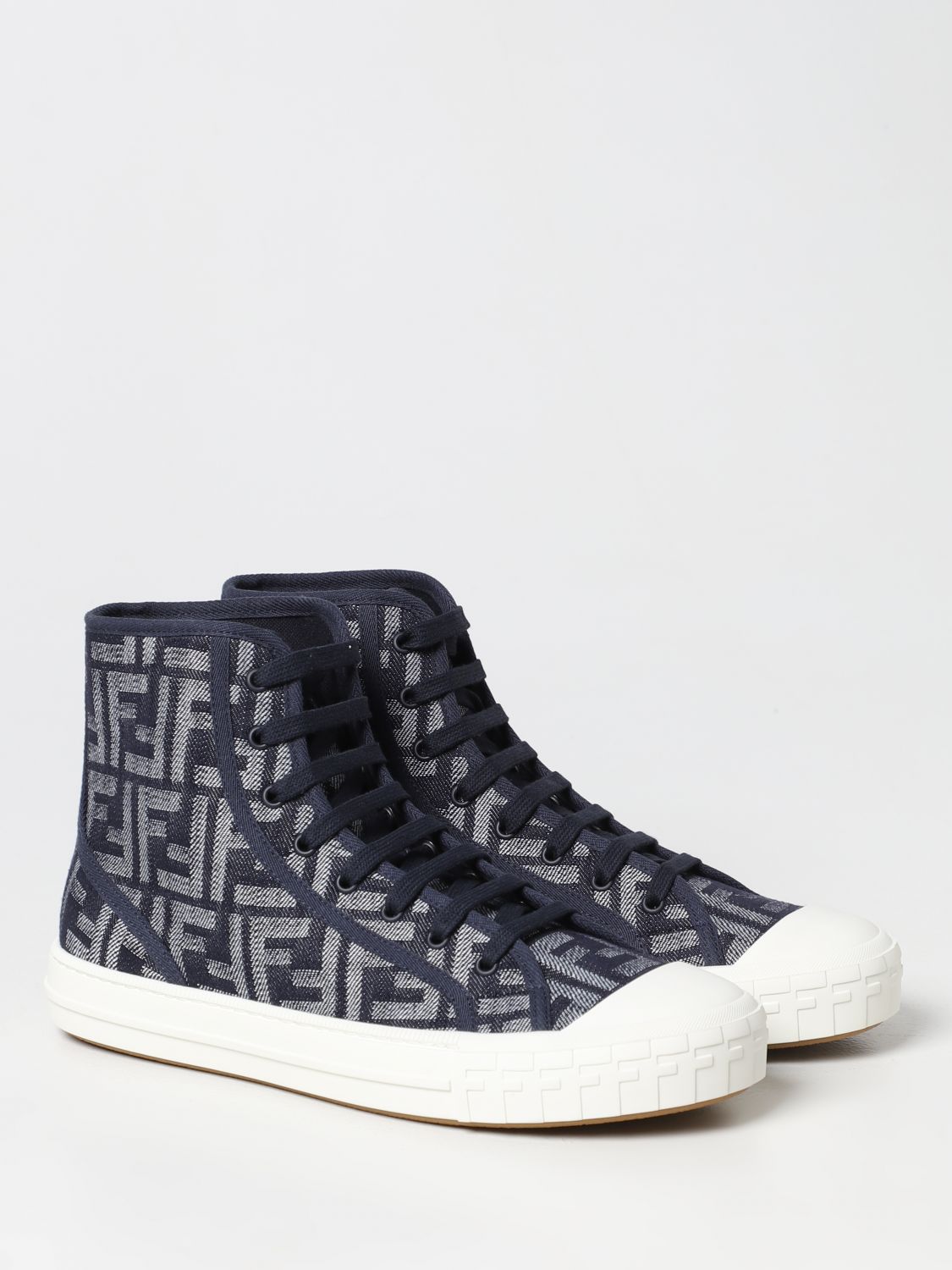 GIÀY FENDI High Top FF monogram