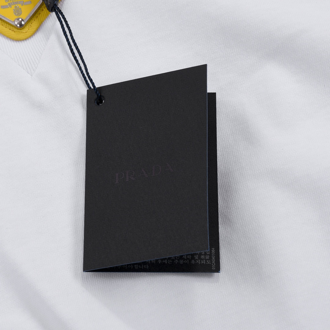 ÁO PRADA print cotton jersey T-shirt