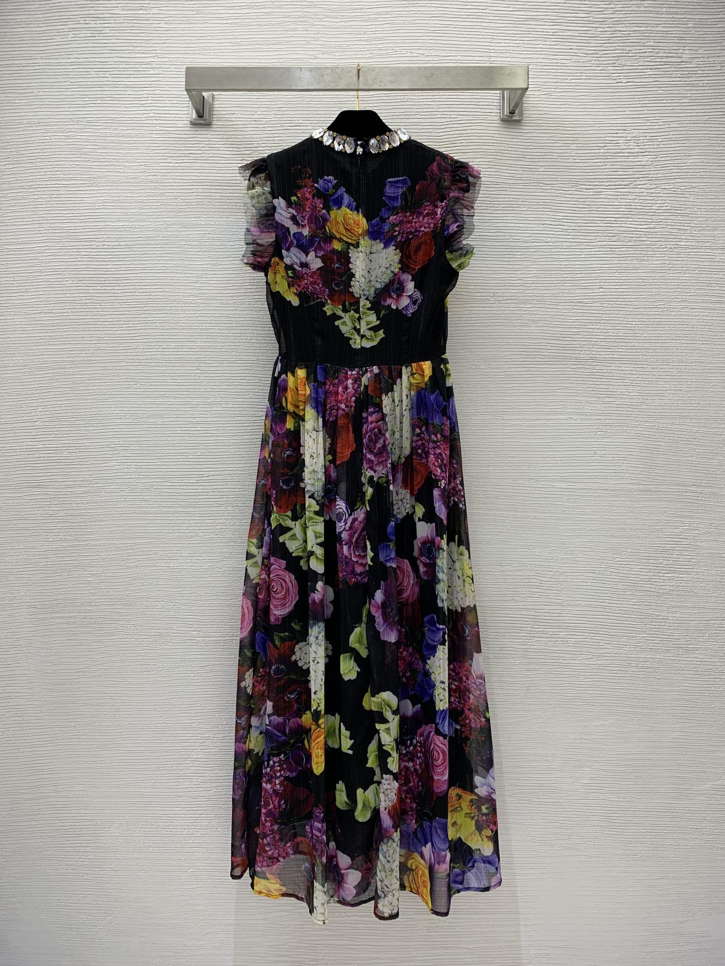 VÁY DOLCE & GABBANA Flower Party Long Dress High Classy